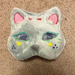 Gray Therian Cat Mask